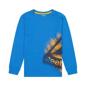 Reebok Boys Long Sleeve T-Shirt, Size XL (14-16 ) - BLUE